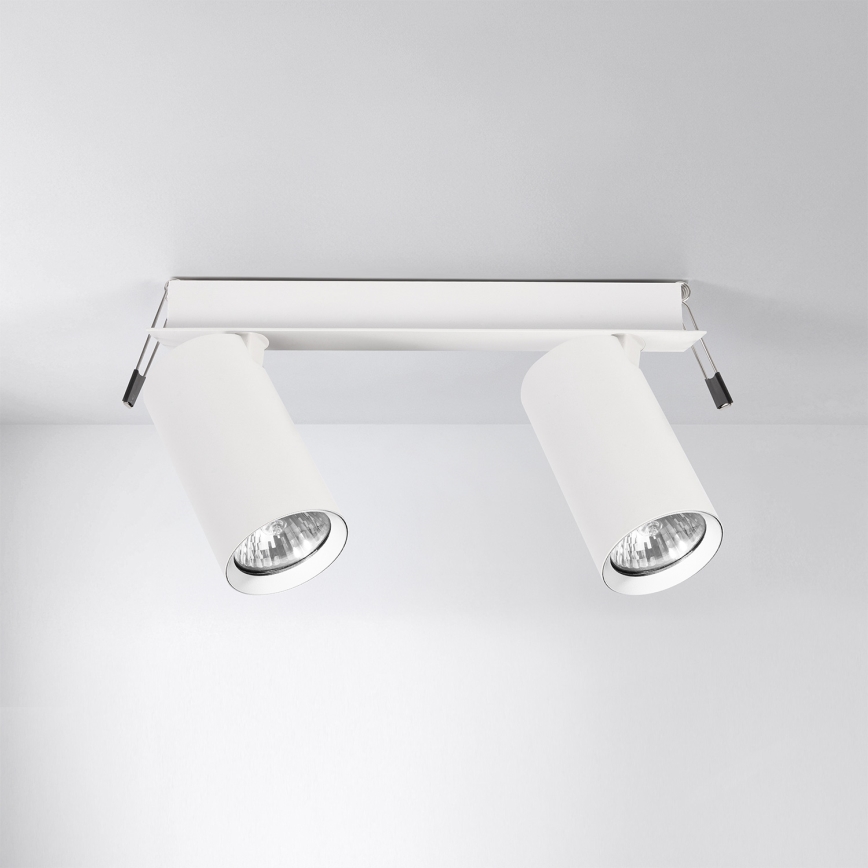 Brilagi - SELE Recessed Ceiling Light 2xGU10/30W/230V White