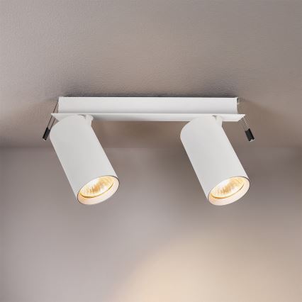 Brilagi - SELE Recessed Ceiling Light 2xGU10/30W/230V White