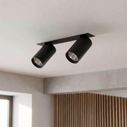 Brilagi - SELE recessed downlight 2xGU10/30W/230V black