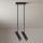 Brilagi - SELE Rod-Mounted Pendant 2xGU10/30W/230V Black