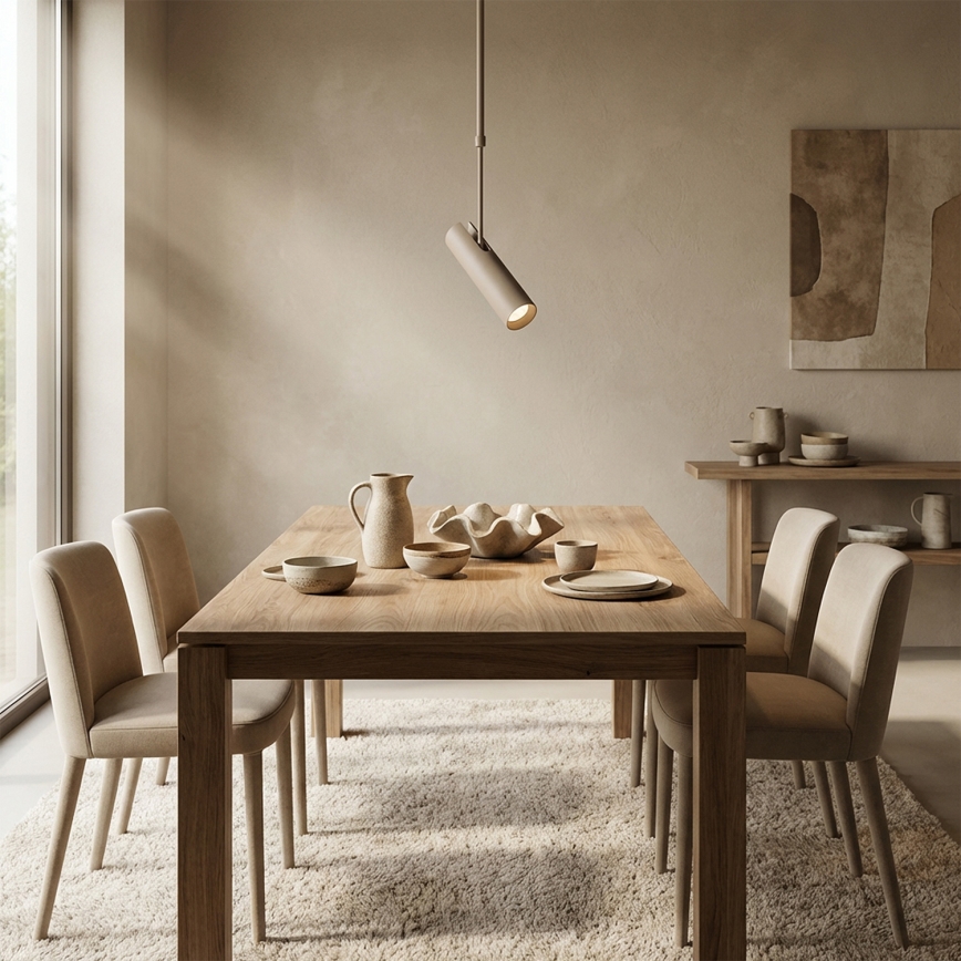 Brilagi - SELE Rod-Mounted Pendant Light 1xGU10/30W/230V beige