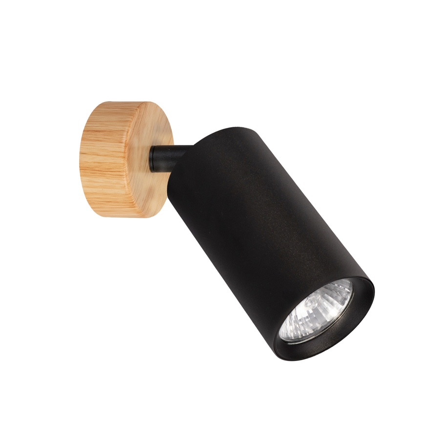 Brilagi - SELE spotlight 1xGU10/30W/230V black/oak finish