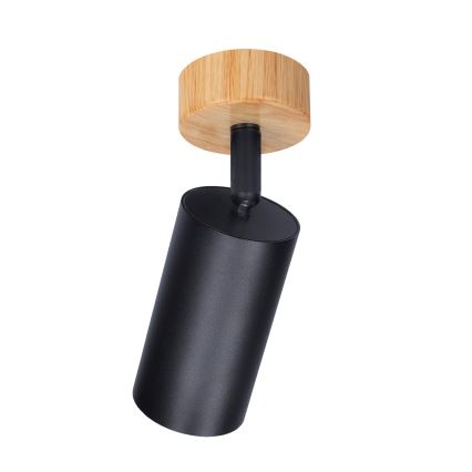 Brilagi - SELE spotlight 1xGU10/30W/230V black/oak finish
