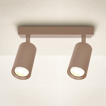 Brilagi - SELE Spotlight 2xGU10/30W/230V Beige