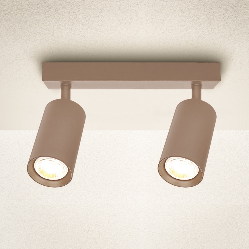 Brilagi - SELE Spotlight 2xGU10/30W/230V Beige