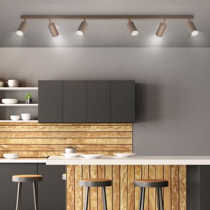 Brilagi - SELE Spotlight 6xGU10/30W/230V Beige