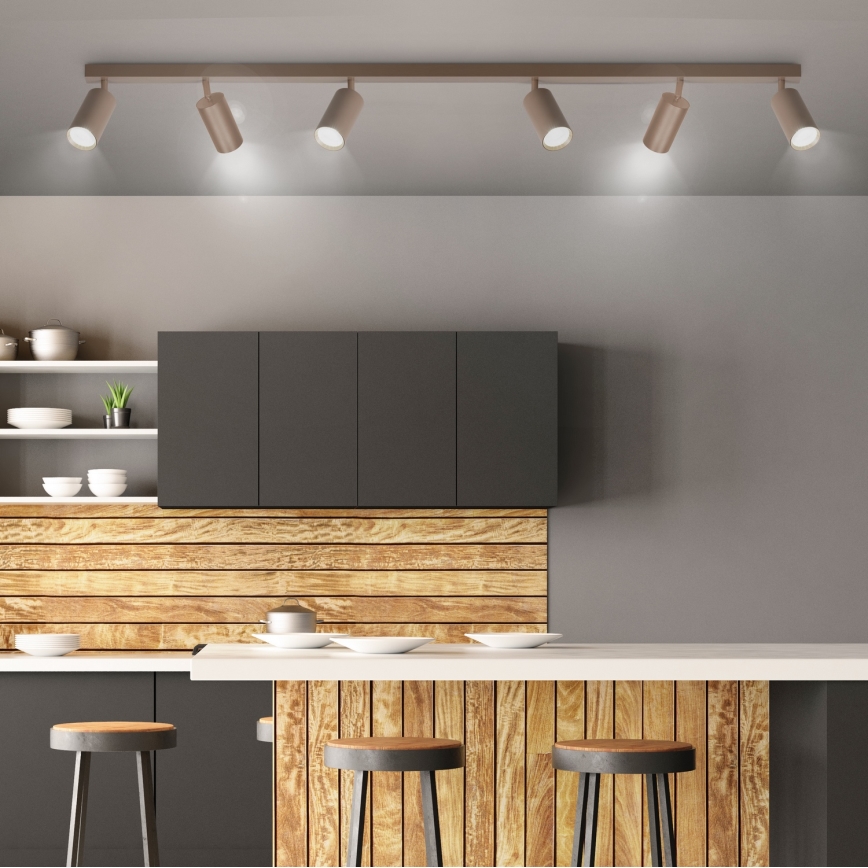 Brilagi - SELE Spotlight 6xGU10/30W/230V Beige