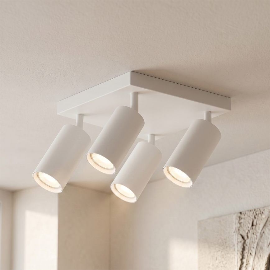 Brilagi - SELE SQUARE 4xGU10/30W/230V spotlight, white