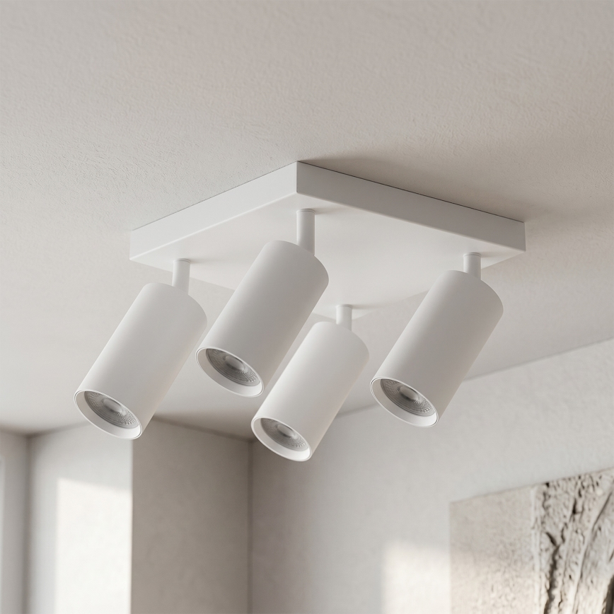Brilagi - SELE SQUARE 4xGU10/30W/230V spotlight, white