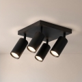 Brilagi - SELE SQUARE Spotlight 4x GU10/30W/230V, Black