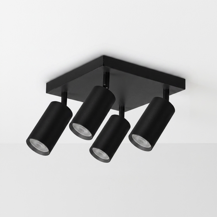 BRILAGI - SELE SQUARE Spotlight 4x GU10/30W/230V, Black