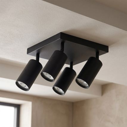 BRILAGI - SELE SQUARE Spotlight 4x GU10/30W/230V, Black