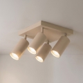 Brilagi - SELE SQUARE Spotlight 4xGU10/30W/230V Beige