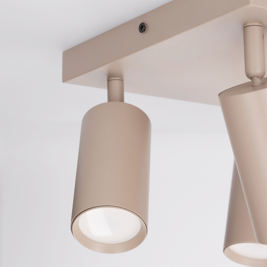 Brilagi - SELE SQUARE Spotlight 4xGU10/30W/230V Beige