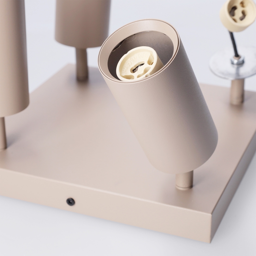 Brilagi - SELE SQUARE Spotlight 4xGU10/30W/230V Beige
