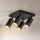 Brilagi - SELE SQUARE Spotlight 4xGU10/30W/230V Black/Gold
