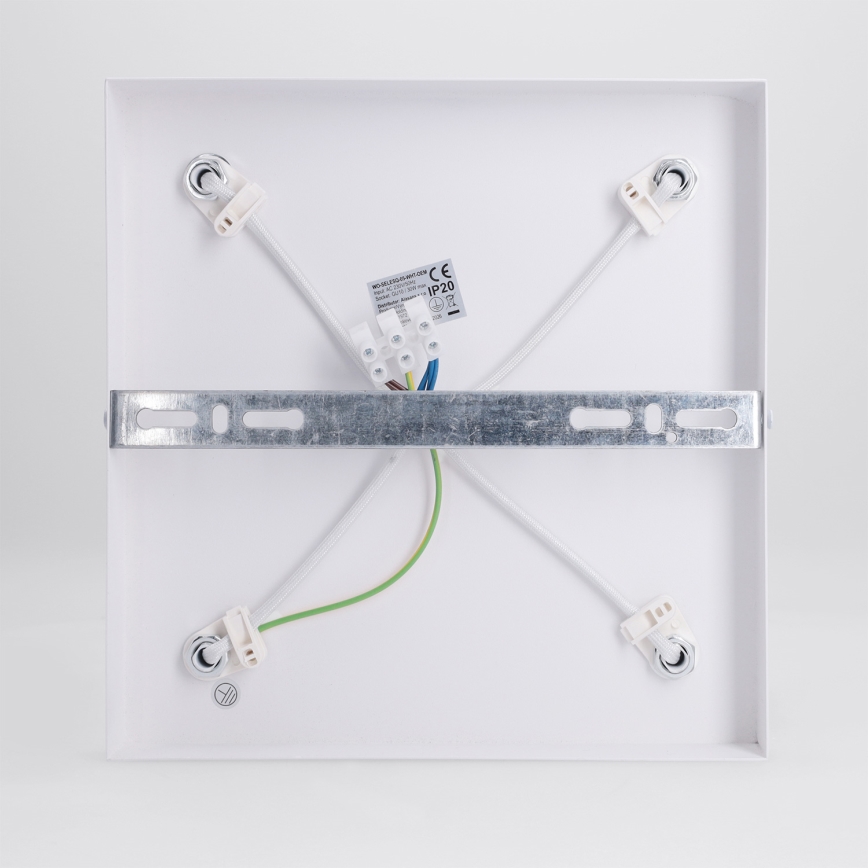 BRILAGI - SELE SQUARE spotlight 4xGU10/30W/230V white/oak finish