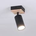 Brilagi - SELE WOOD ACOUSTIC Spotlight 1xGU10/30W/230V Black/WOOD ACOUSTIC