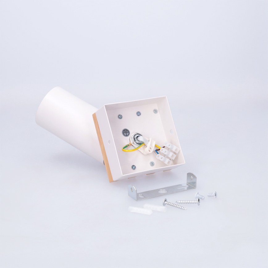 Brilagi - SELE WOOD ACOUSTIC Spotlight 1xGU10/30W/230V White/WOOD ACOUSTIC
