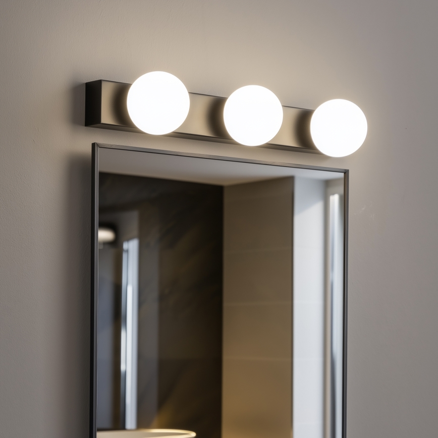 BRILAGI - SET 2x LED Bathroom wall light HOLLYWOOD 3xLED/3W/230V 39 cm IP44 black
