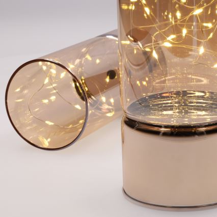 Brilagi - Set of 2 LED Christmas Decorations LED/3xAA + 2xAA