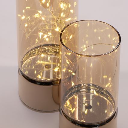 Brilagi - Set of 2 LED Christmas Decorations LED/3xAA + 2xAA