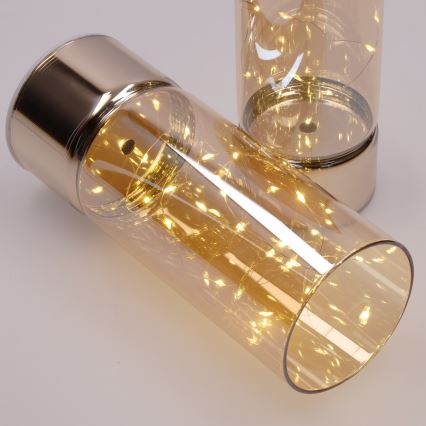 Brilagi - Set of 2 LED Christmas Decorations LED/3xAA + 2xAA