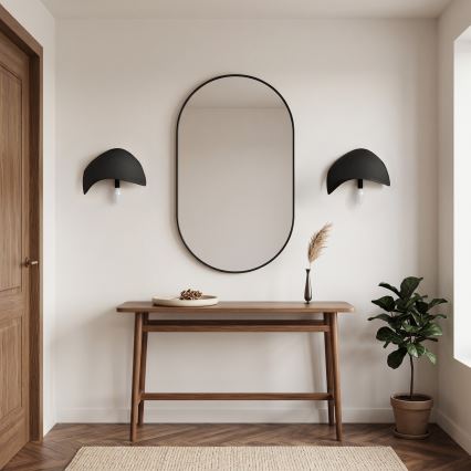 Brilagi - Set of 2 WABI SABI wall lights 1xE14/40W/230V black