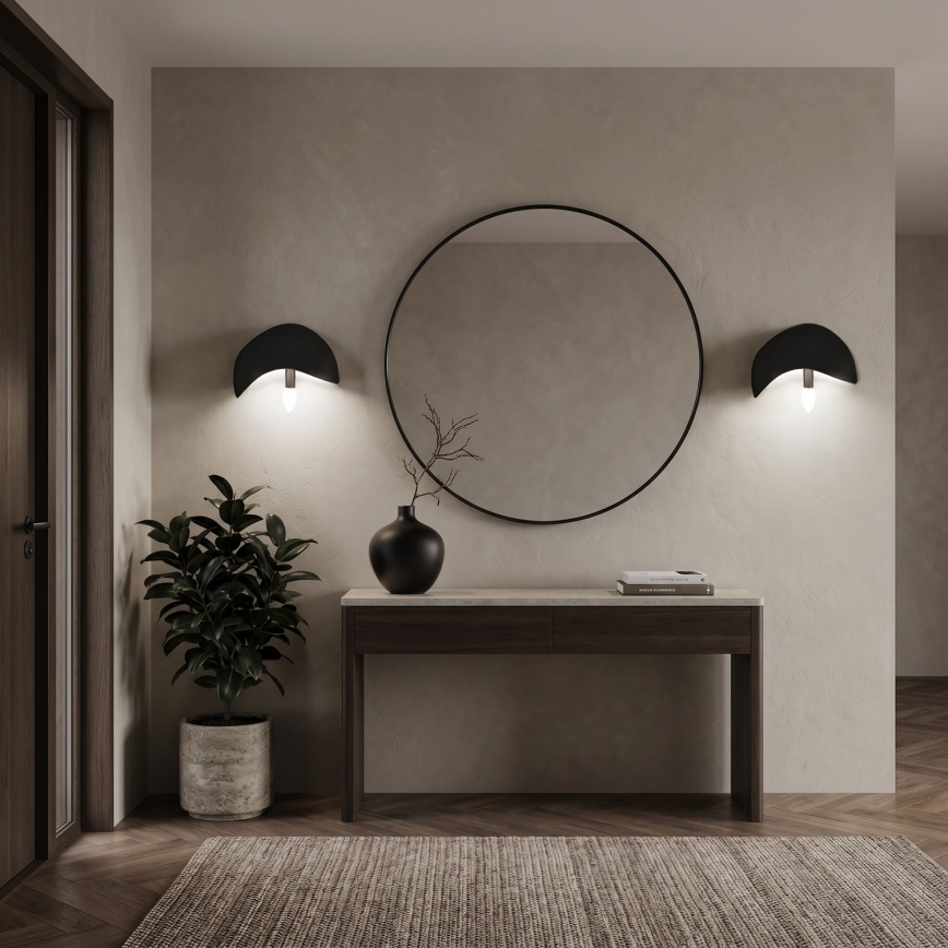 Brilagi - Set of 2 WABI SABI wall lights 1xE14/40W/230V black