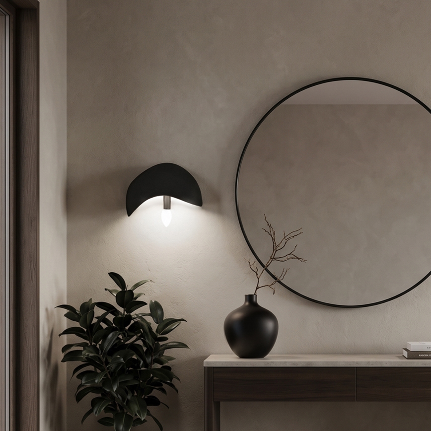 Brilagi - Set of 2 WABI SABI wall lights 1xE14/40W/230V black