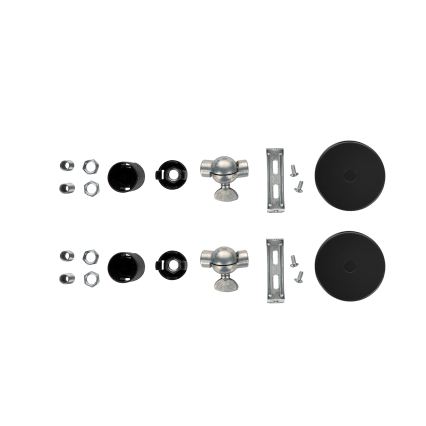 Brilagi - Set of 2 WABI SABI wall lights 1xE14/40W/230V black