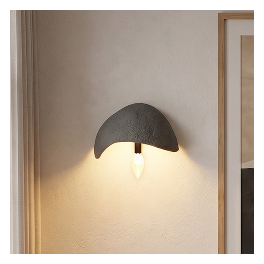 Brilagi - Set of 2 WABI SABI wall lights 1xE14/40W/230V grey