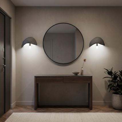 Brilagi - Set of 2 WABI SABI wall lights 1xE14/40W/230V grey