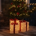 Brilagi - Set of 3 Outdoor LED Christmas Decorations LED/2.6W/3xAA IP44 Gifts