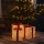 Brilagi - Set of 3 Outdoor LED Christmas Decorations LED/2.6W/3xAA IP44 Gifts