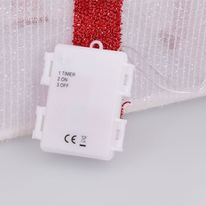 Brilagi - Set of 3 Outdoor LED Christmas Decorations LED/2.6W/3xAA IP44 Gifts