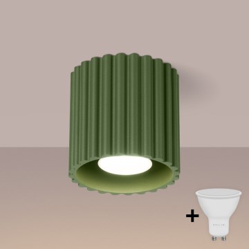 Brilagi - SFERA LED spotlight 1x GU10/10W/230V, Ø 10 cm, green