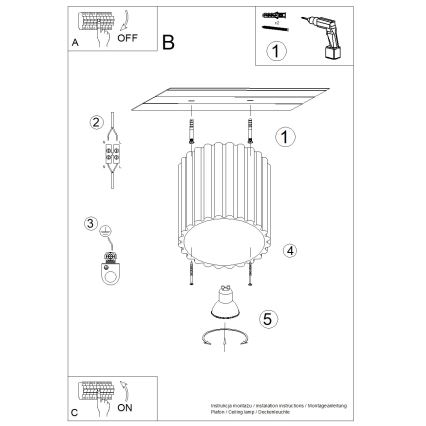 Brilagi - SFERA LED spotlight 1xGU10/10W/230V dia. 10 cm black
