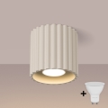 Brilagi - SFERA LED spotlight 1xGU10/10W/230V, Ø 10 cm, cream