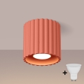 Brilagi - SFERA LED spotlight 1xGU10/10W/230V Ø 10 cm pink
