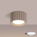 Brilagi - SFERA LED Spotlight 1xGX53/30W/230V Ø 10 cm Taupe