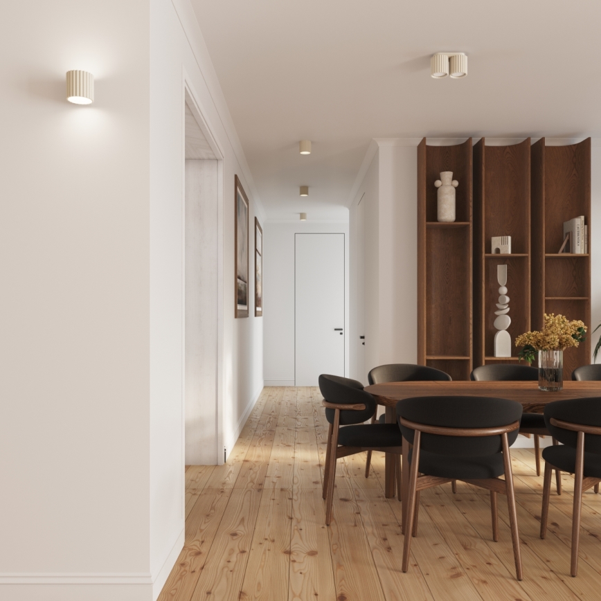 Brilagi - SFERA spotlight 1xGU10/10W/230V Ø 10 cm cream