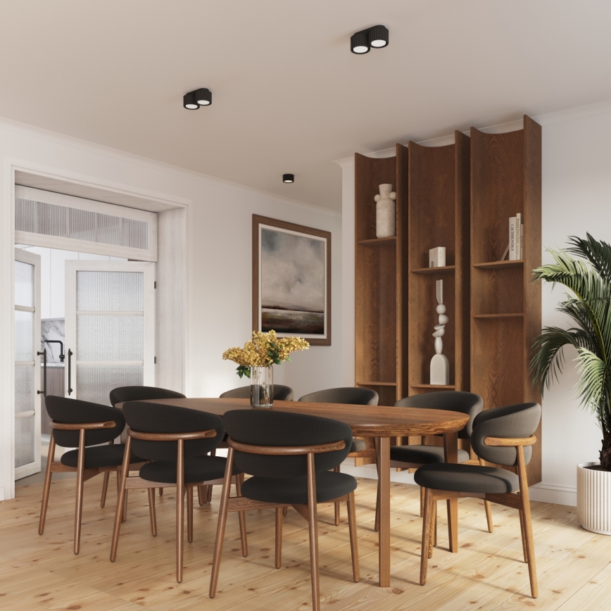 Brilagi - SFERA spotlight 1xGX53/30W/230V, Ø 10 cm, black