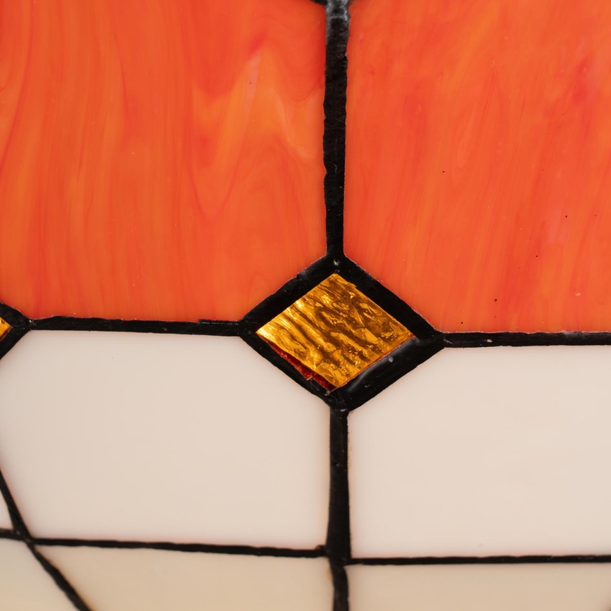 Brilagi - SIENNA Tiffany stained-glass chain-hung chandelier 3x E27/60W/230V Ø 50 cm