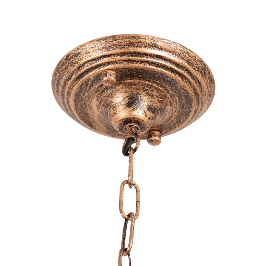 Brilagi - SIENNA Tiffany stained-glass chain-hung chandelier 3x E27/60W/230V Ø 50 cm