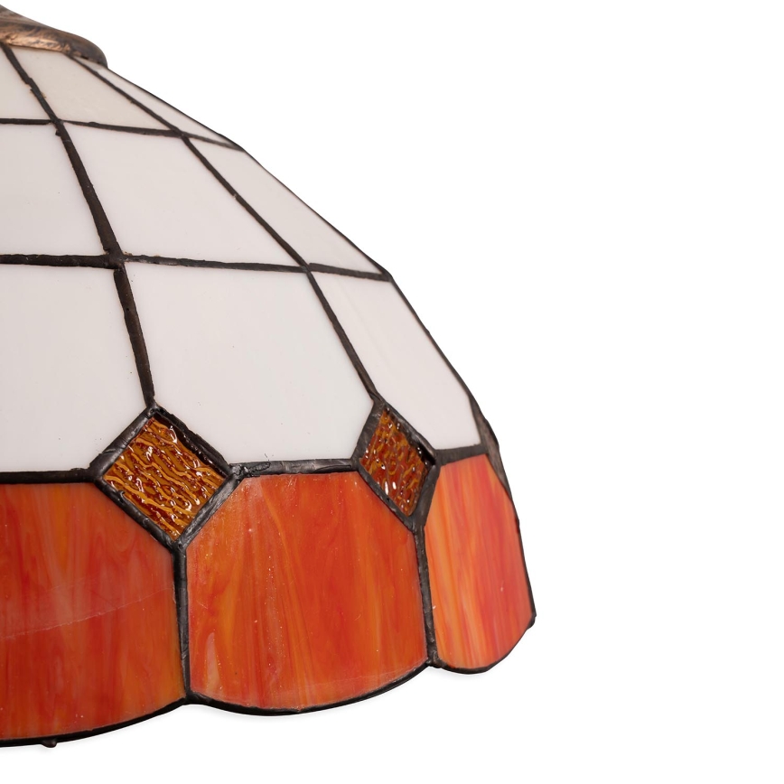 Brilagi - SIENNA Tiffany stained-glass chandelier on chain, 1xE27/60W/230V, diameter 40 cm