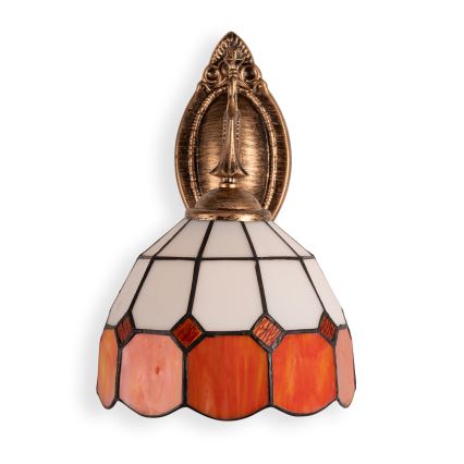Brilagi - SIENNA Tiffany stained-glass wall lamp 1xE14/40W/230V