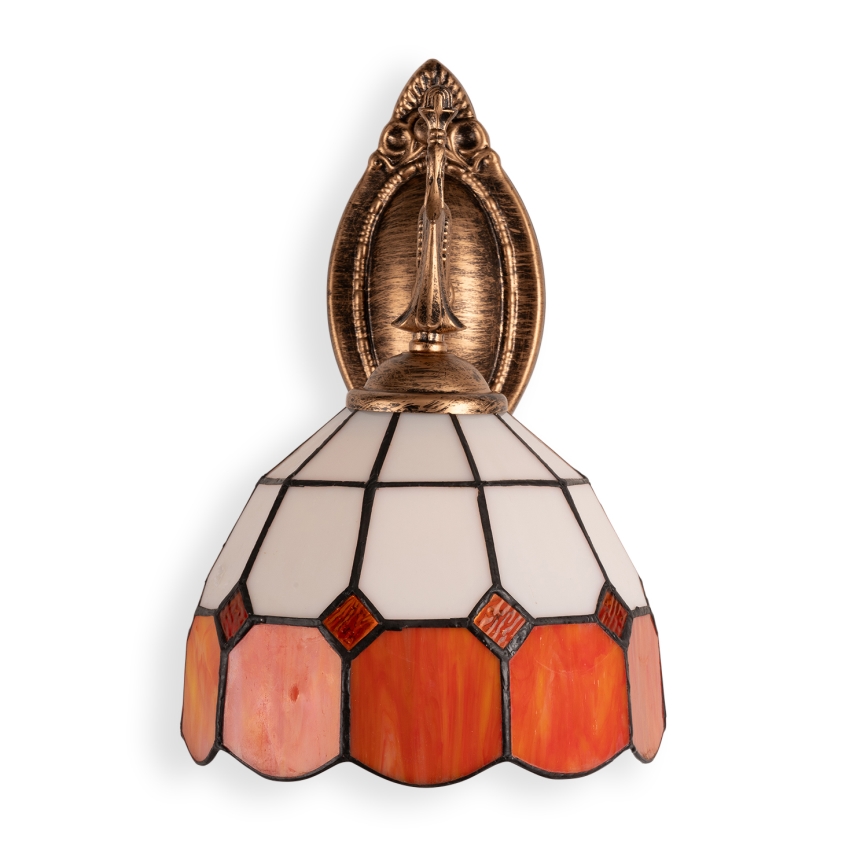 Brilagi - SIENNA Tiffany stained-glass wall lamp 1xE14/40W/230V