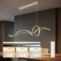 Brilagi - SIGNATURE Dimmable LED Cable Pendant Light LED/55W/230V 3000-6000K 120x23 cm beige + remote control