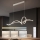 Brilagi - SIGNATURE LED Dimmable Cable Pendant Lamp LED/55W/230V 3000-6000K 120x23 cm White + Remote Control